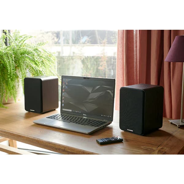 Enceintes bibliothèque ébène thomson (WS600DUO) Enceintes bibliothèque ébène thomson (WS600DUO)